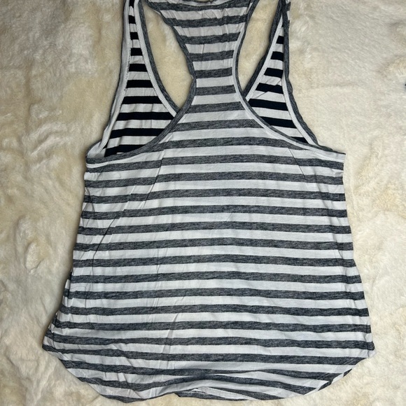 Aritzia Azure Skies Striped Racerback Tank Sz S - Picture 2 of 3